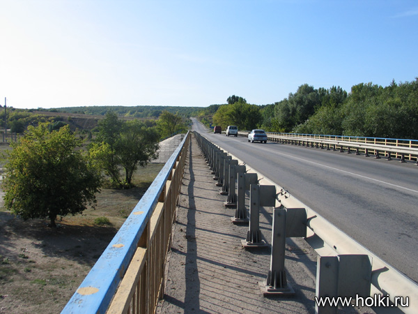 Чернянка Мост через реку Оскол по дороге из Чернянки на Корочу